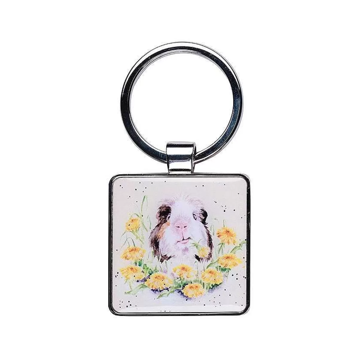 Keychains>Wrendale Designs Dandy Day' Guinea Pig Keychain