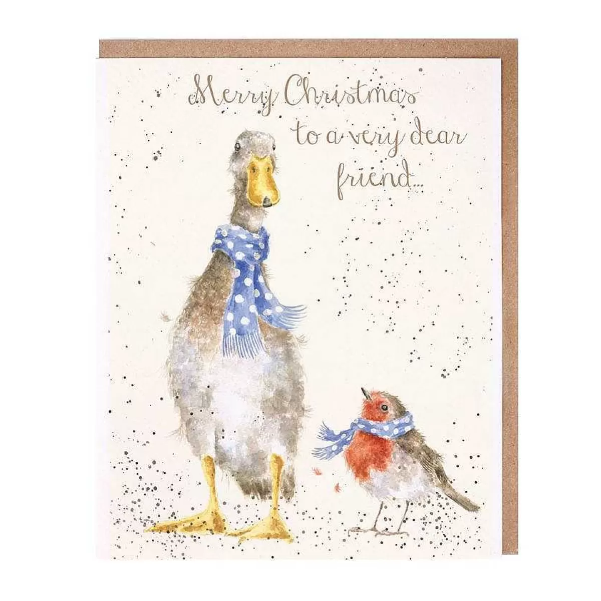 Single Relation Cards>Wrendale Designs Dear Friend' Duck Card