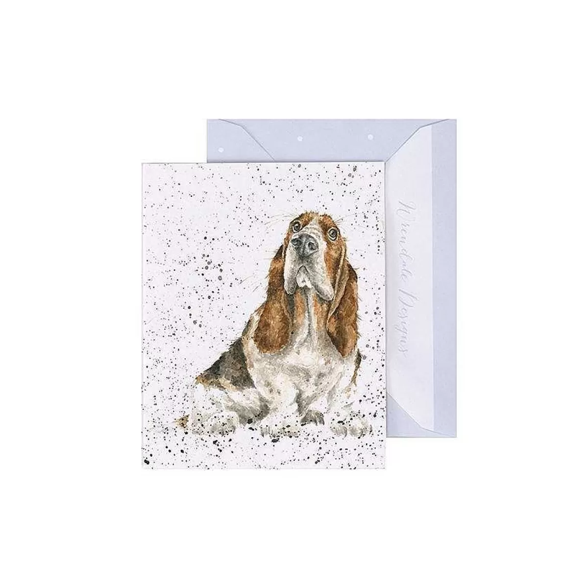 Gift Enclosure Cards>Wrendale Designs Did Someone Say Cake?' Basset Hound Enclosure Card