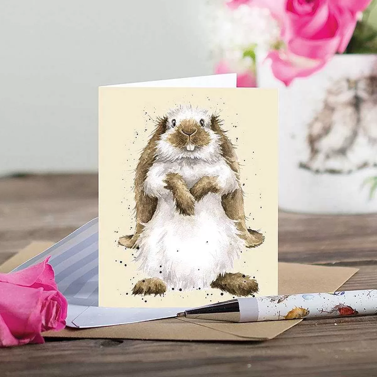 Gift Enclosure Cards>Wrendale Designs Earisistible' Rabbit Enclosure Card