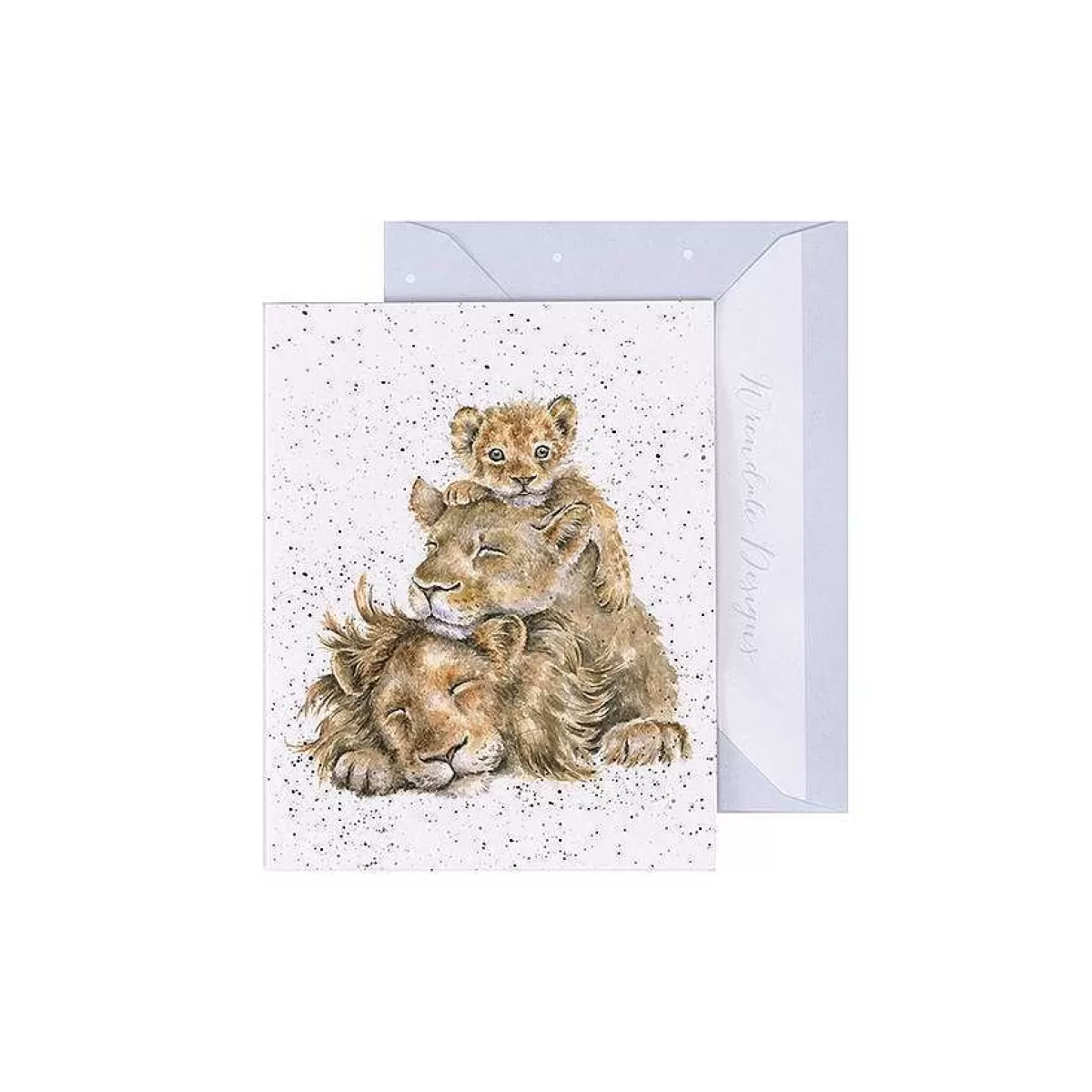 Gift Enclosure Cards>Wrendale Designs Family Pride' Lion Enclosure Card