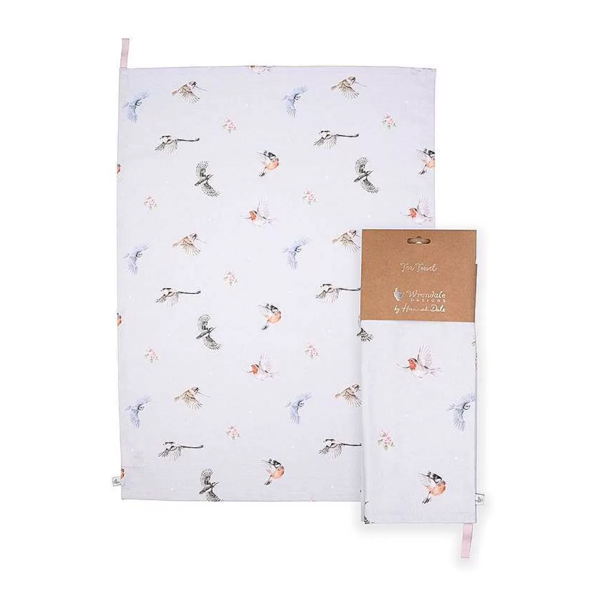 Kitchen Textiles>Wrendale Designs Feathered Friends' Bird Dish Towel