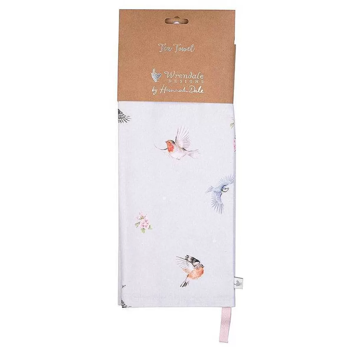 Kitchen Textiles>Wrendale Designs Feathered Friends' Bird Dish Towel