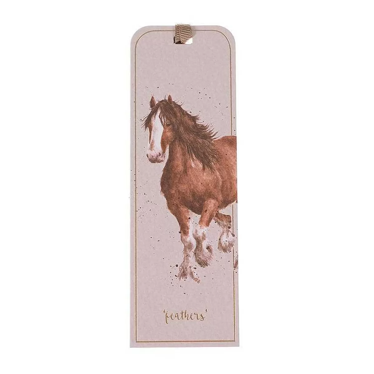 Bookmarks>Wrendale Designs Feathers' Horse Bookmark