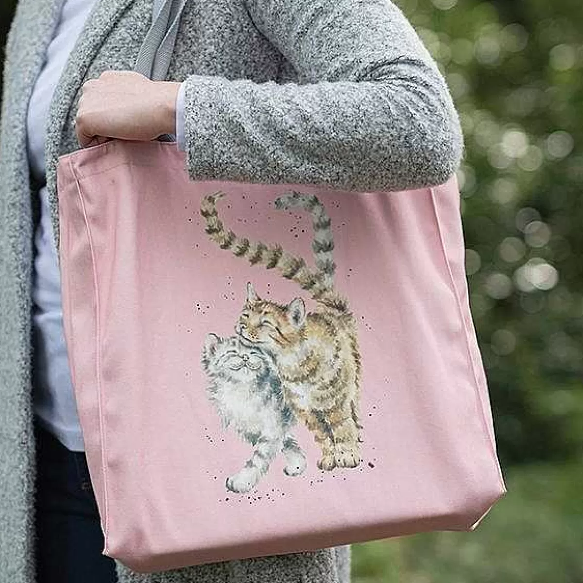 Canvas & Foldable Shopping Bags>Wrendale Designs Feline Good' Cat Canvas Bag