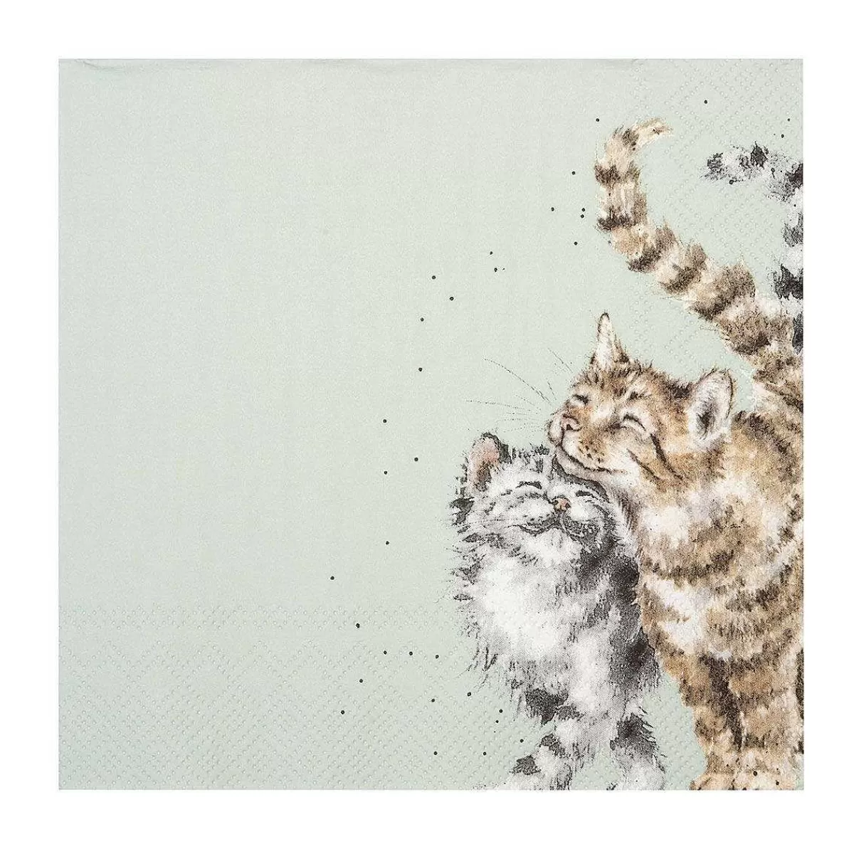 Napkins>Wrendale Designs Feline Good' Cat Lunch Napkin