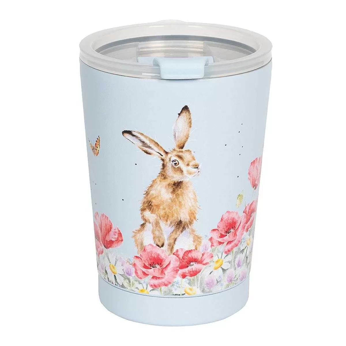 Water Bottles>Wrendale Designs Field Of Flowers' Hare Thermal Travel Cup