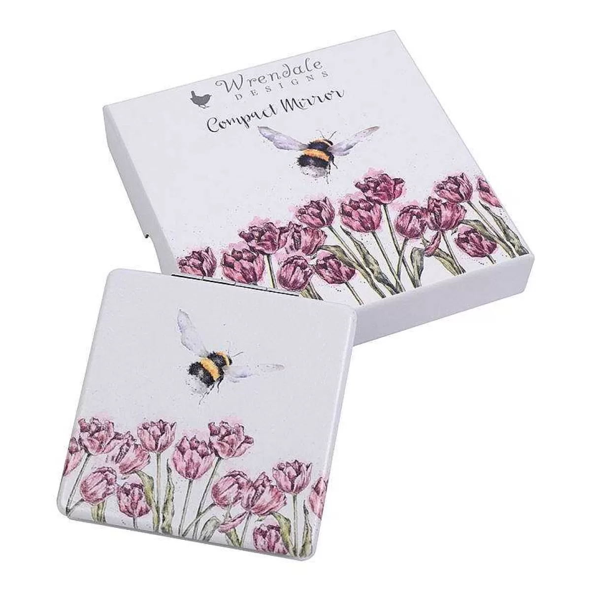 Compact Mirrors>Wrendale Designs Flight Of The Bumblebee' Bee Compact Mirror