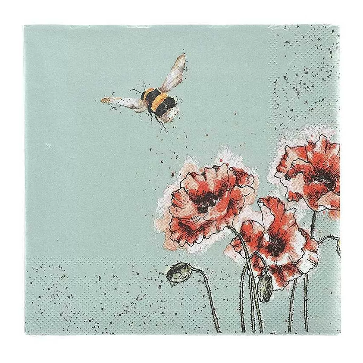 Napkins>Wrendale Designs Flight Of The Bumblebee' Bee Napkins