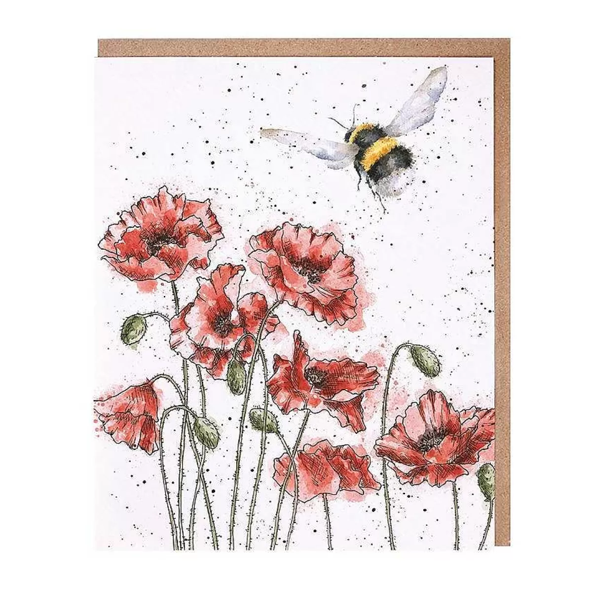 Notecards & Memo Blocks>Wrendale Designs Flight Of The Bumblebee' Bee Notecard Set