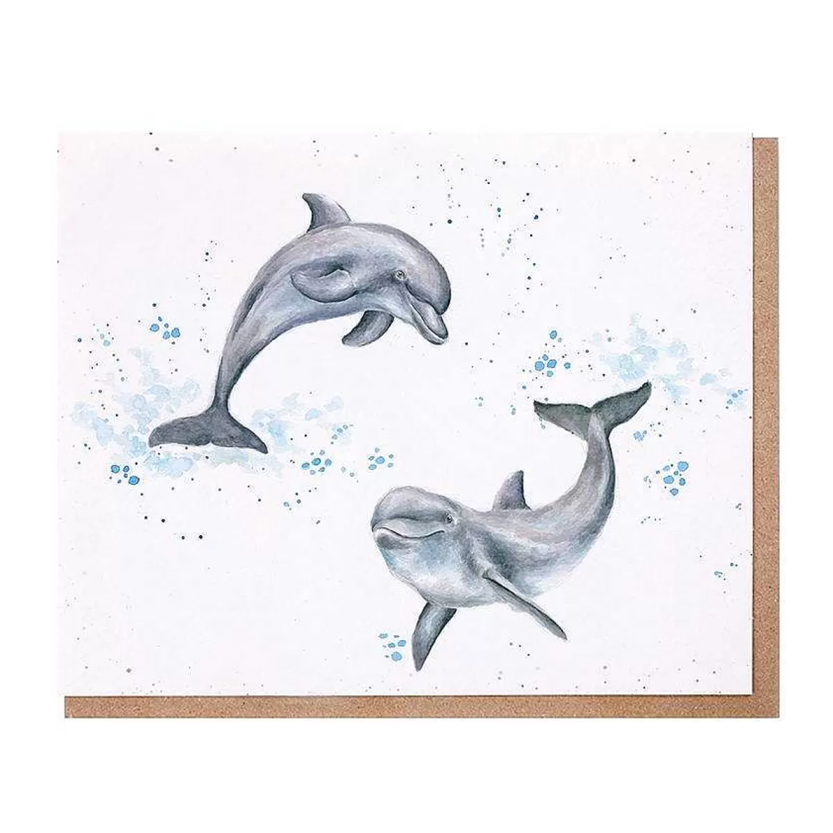 The Zoology Collection>Wrendale Designs Flippin Around' Dolphin Card