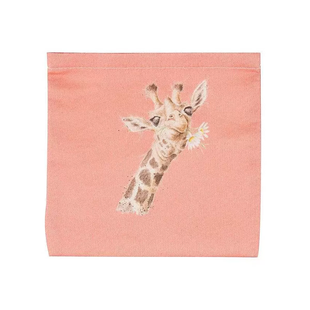 Canvas & Foldable Shopping Bags>Wrendale Designs Flowers' Giraffe Foldable Shopper Bag