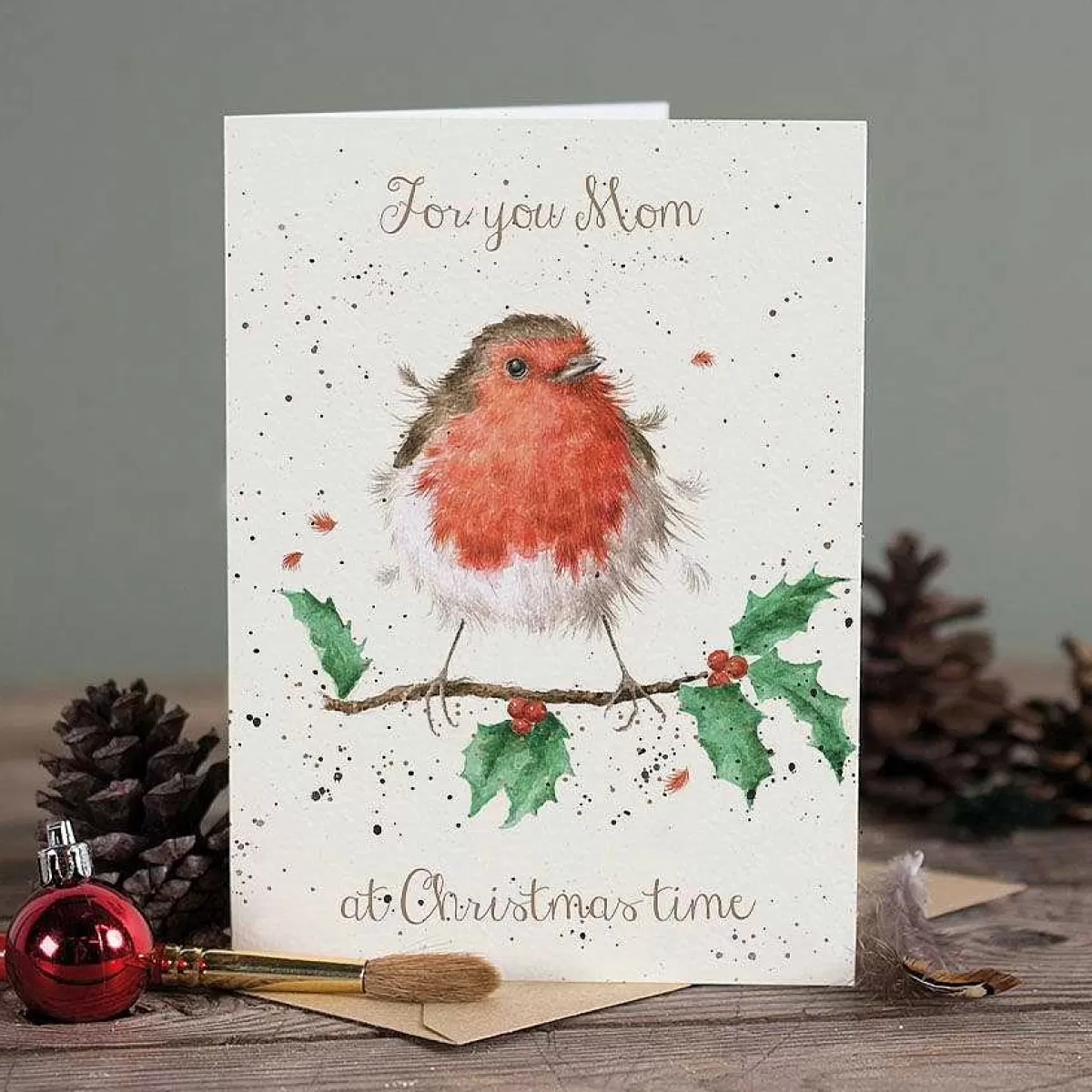 Single Relation Cards>Wrendale Designs For You Mom' Robin Card