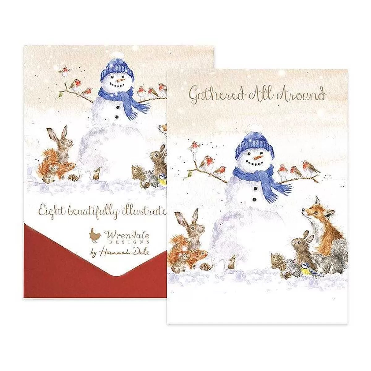 Boxed Christmas Cards>Wrendale Designs Gathered All Around' Woodland Animal Card Pack