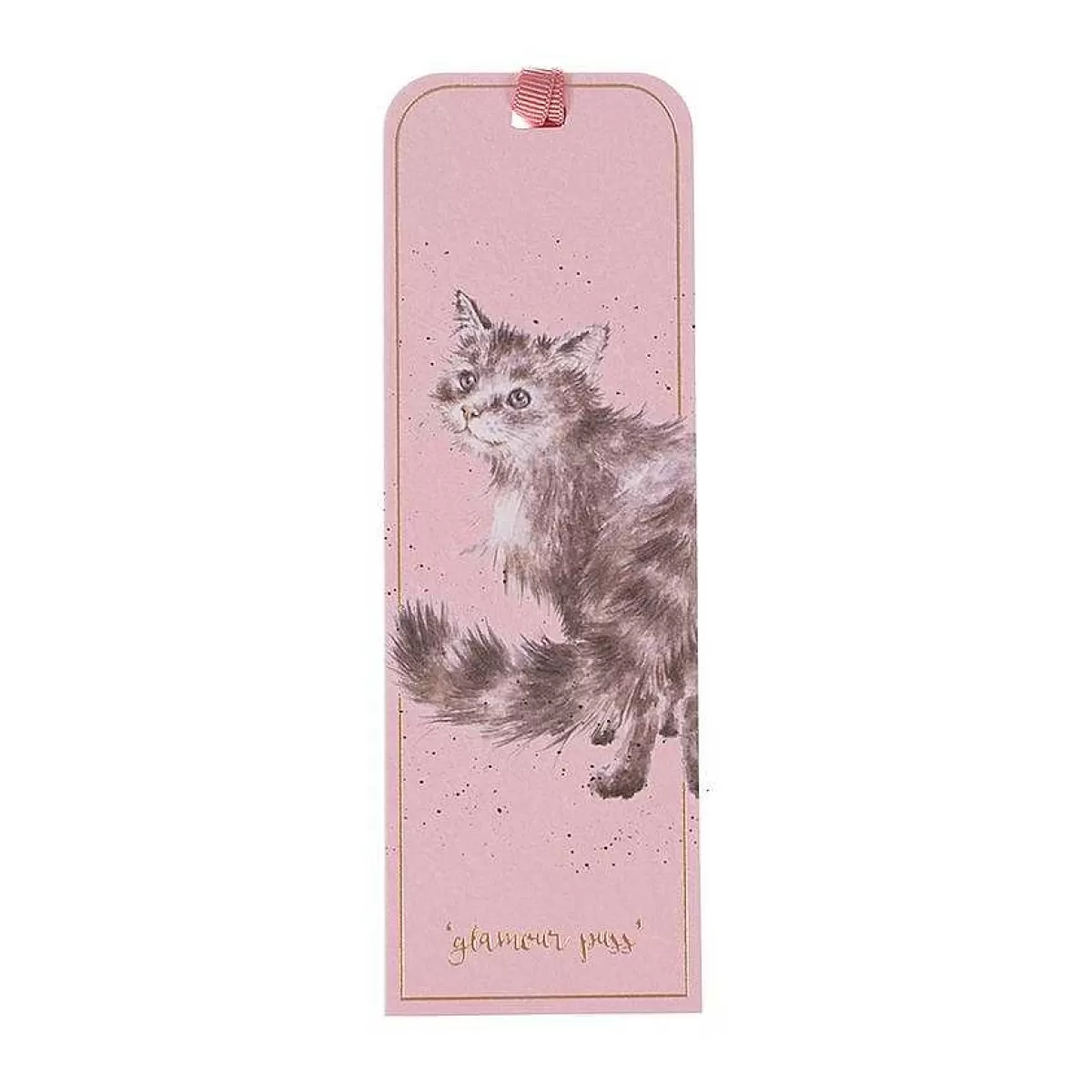 Bookmarks>Wrendale Designs Glamour Puss' Cat Bookmark