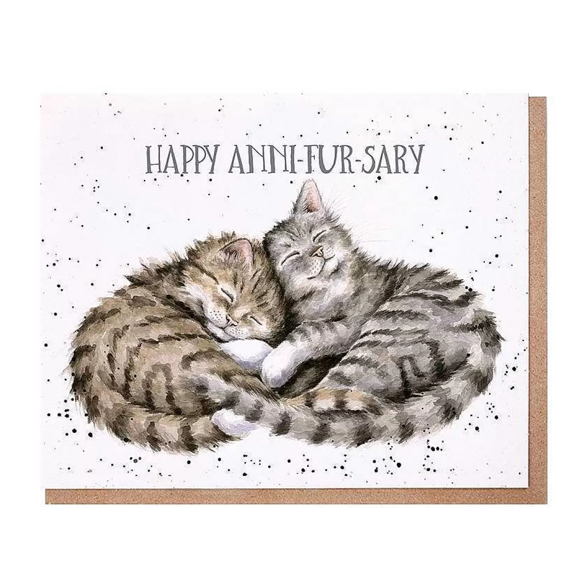 Anniversary>Wrendale Designs Happy Anni-Fur-Sary' Cat Anniversary Card