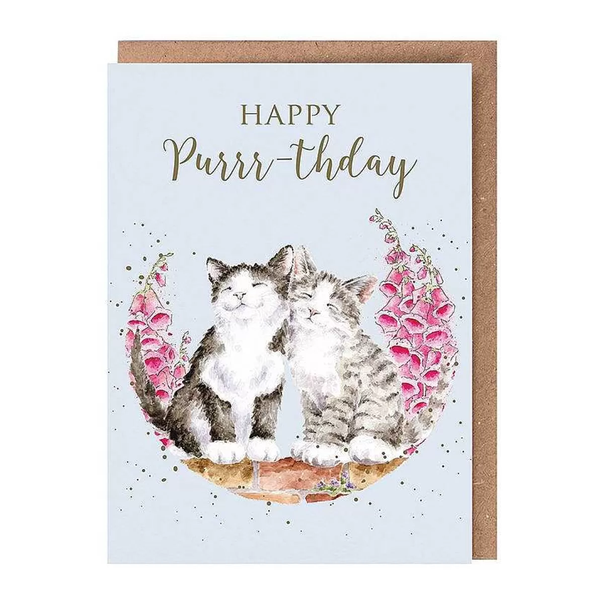 Birthday>Wrendale Designs Happy Purrr-Thday' Cat Birthday Card