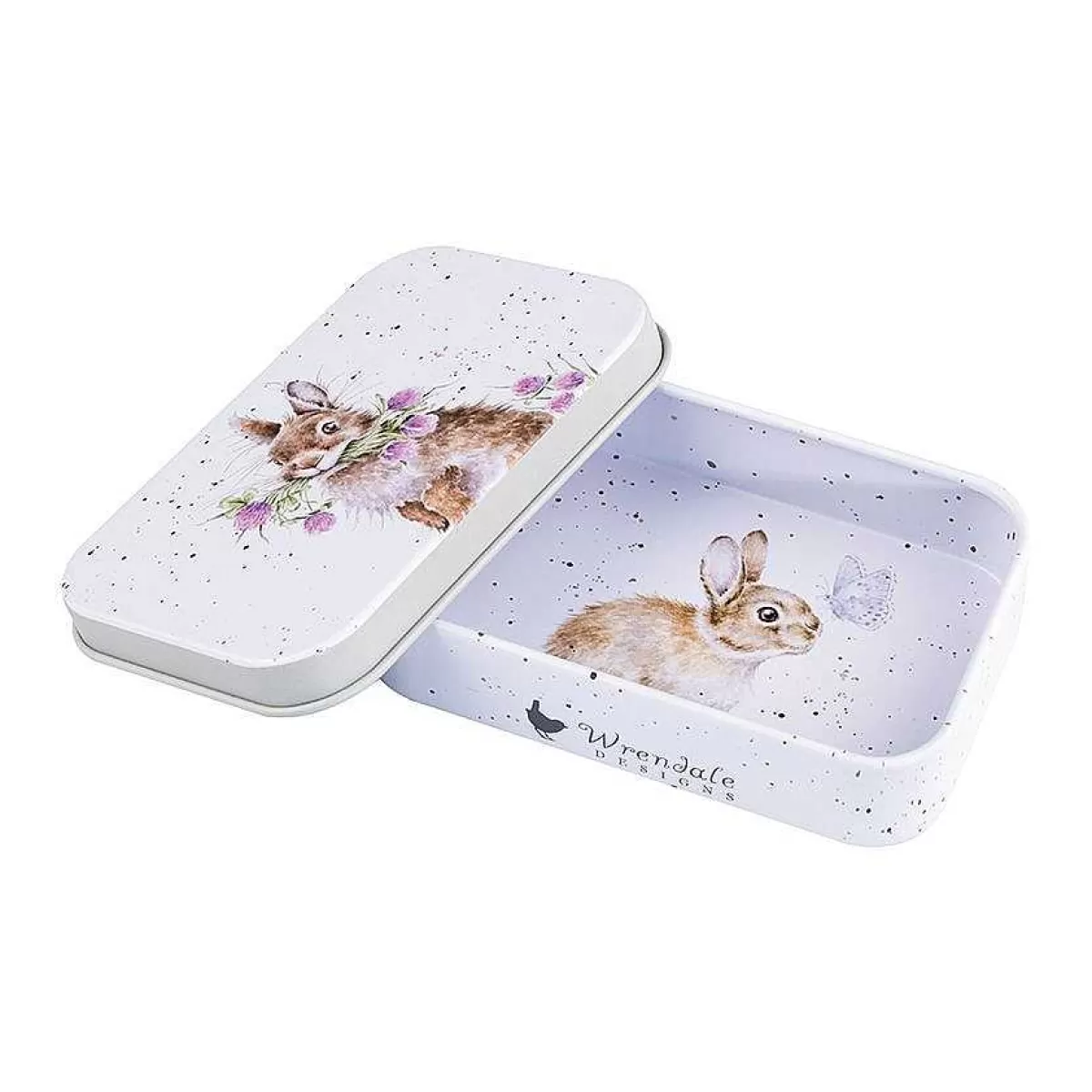 Mini Gift Tins>Wrendale Designs Head Clover Heels' Rabbit Mini Gift Tin