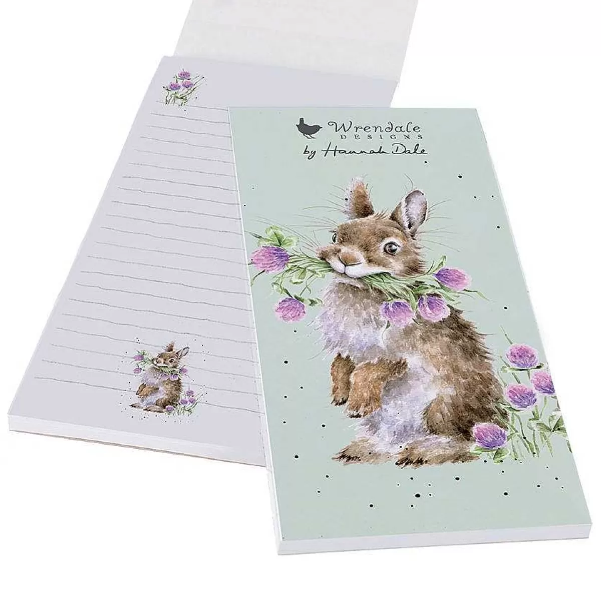 Magnetic Shopping Pads>Wrendale Designs Head Clover Heels' Rabbit Shopping Pad