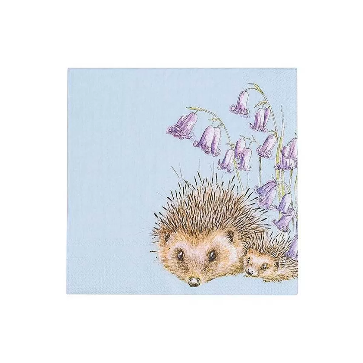 Napkins>Wrendale Designs Hedgehugs' Hedgehog Cocktail Napkin