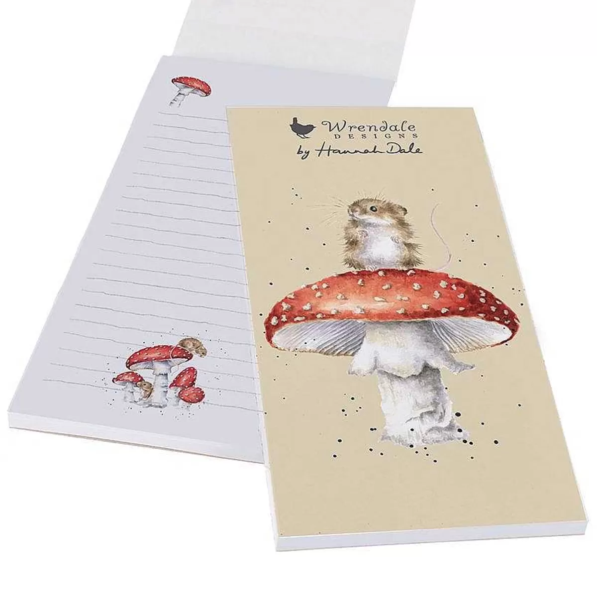 Magnetic Shopping Pads>Wrendale Designs He'S A Fun-Gi' Mouse Shopping Pad