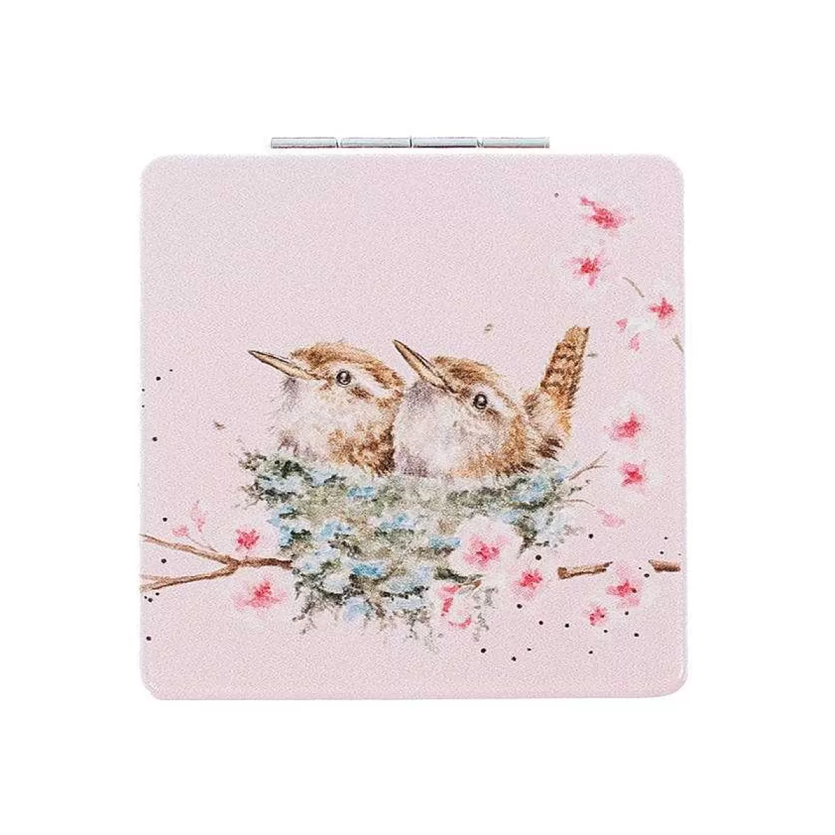 Compact Mirrors>Wrendale Designs Home Tweet Home' Wren Compact Mirror