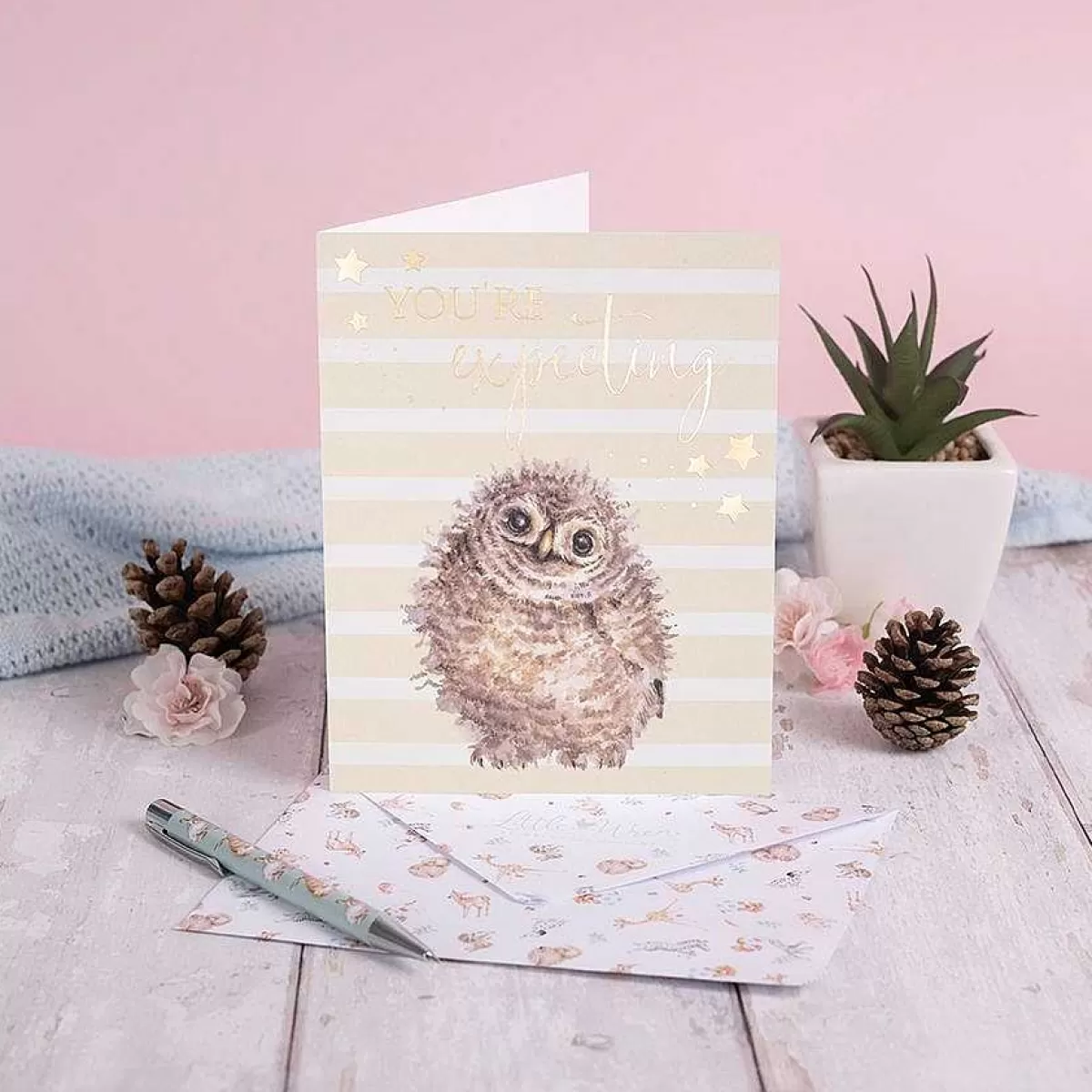 New Baby>Wrendale Designs Hoot Hoot Hooray' Owl Card