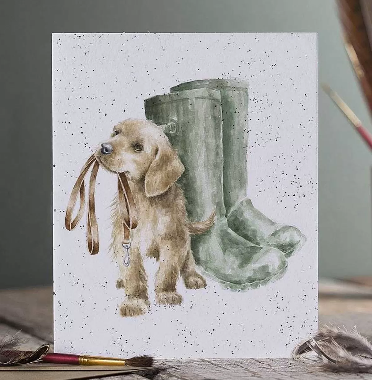 Father'S Day>Wrendale Designs Hopeful' Labrador Card