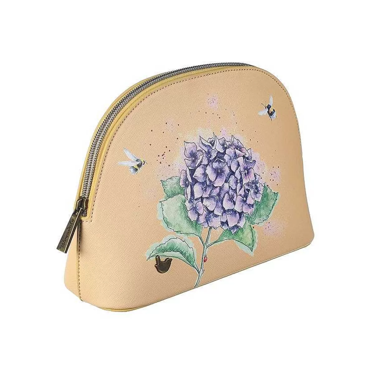 Cosmetic Bags>Wrendale Designs Hydrangea' Bee Medium Cosmetic Bag