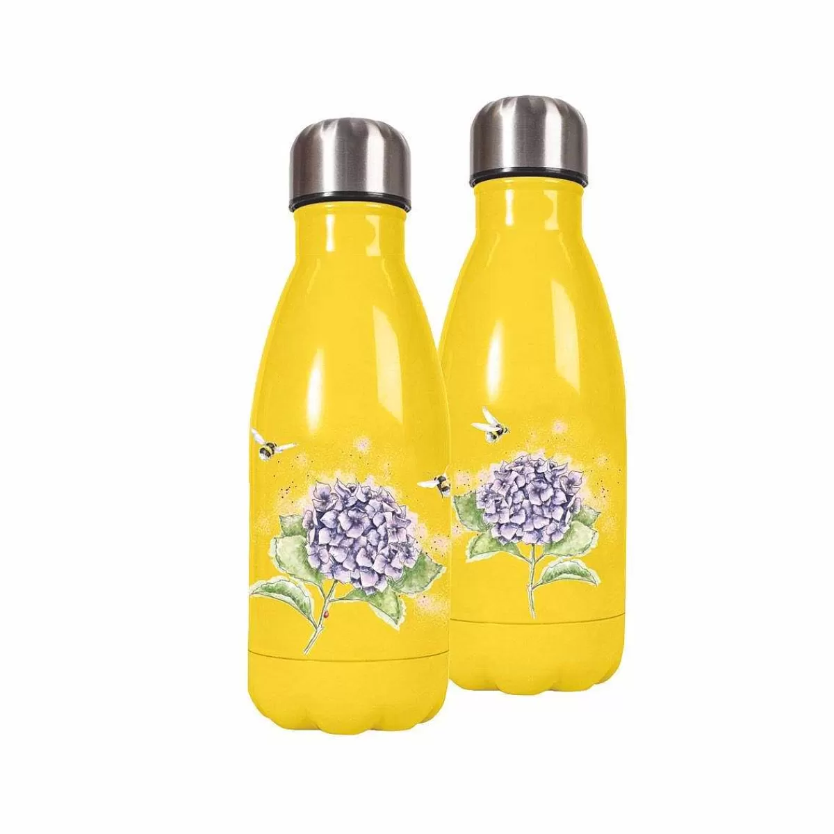 Water Bottles>Wrendale Designs Hydrangea' Bee Small Water Bottle