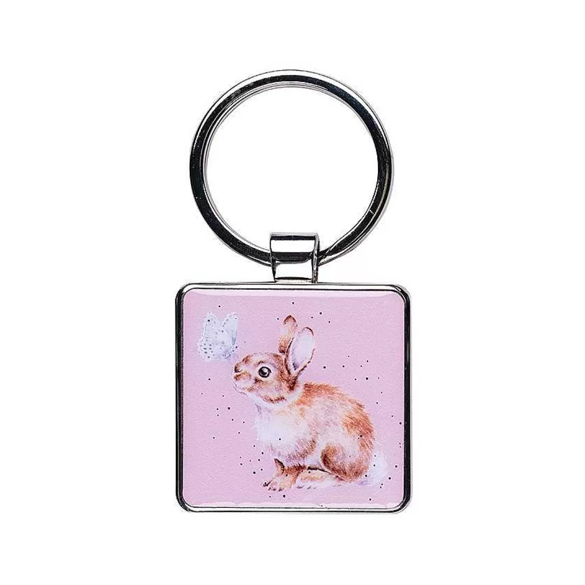 Keychains>Wrendale Designs I Spy A Butterfly' Rabbit Keychain