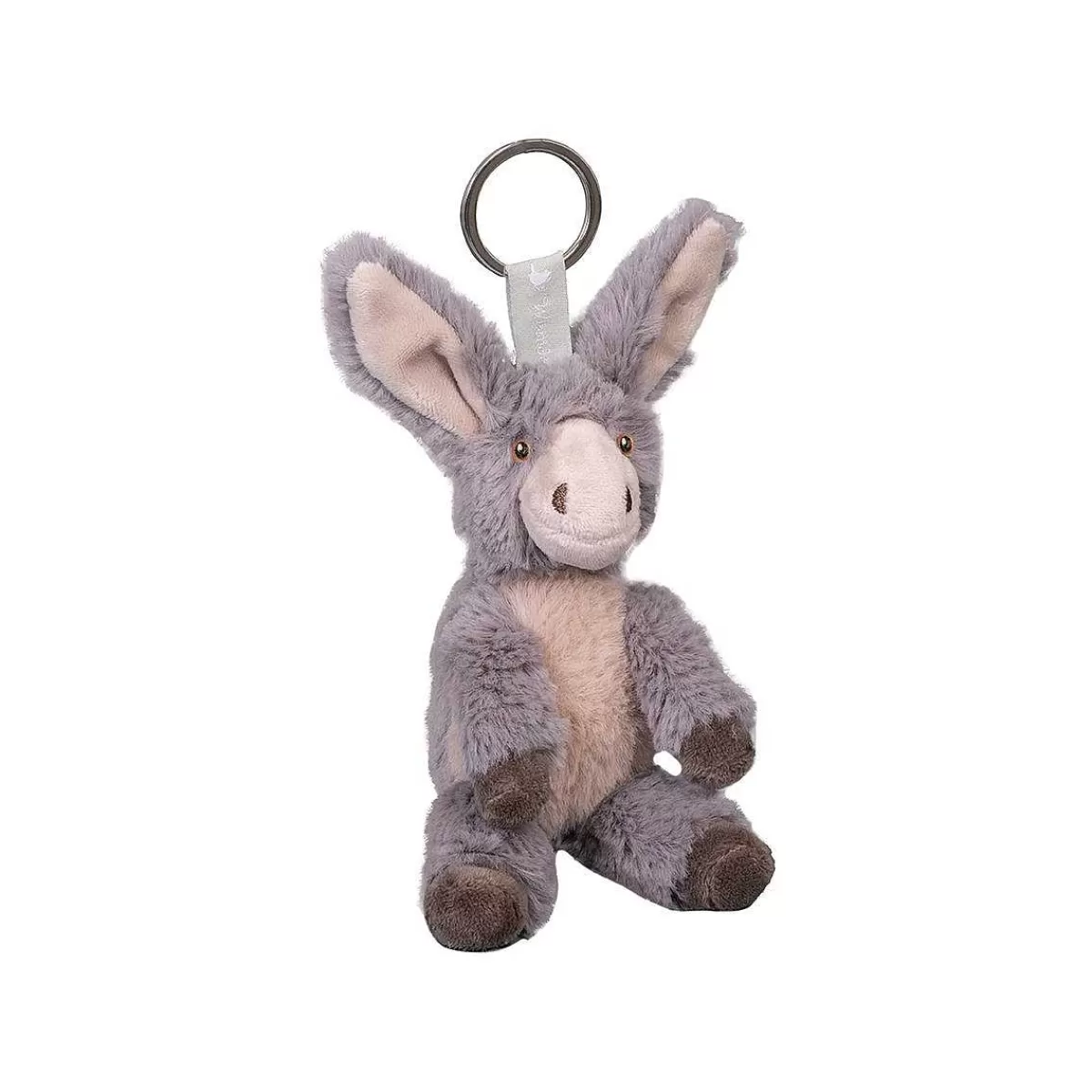 Plush Toy Collection>Wrendale Designs Jack' Donkey Plush Character Keyring