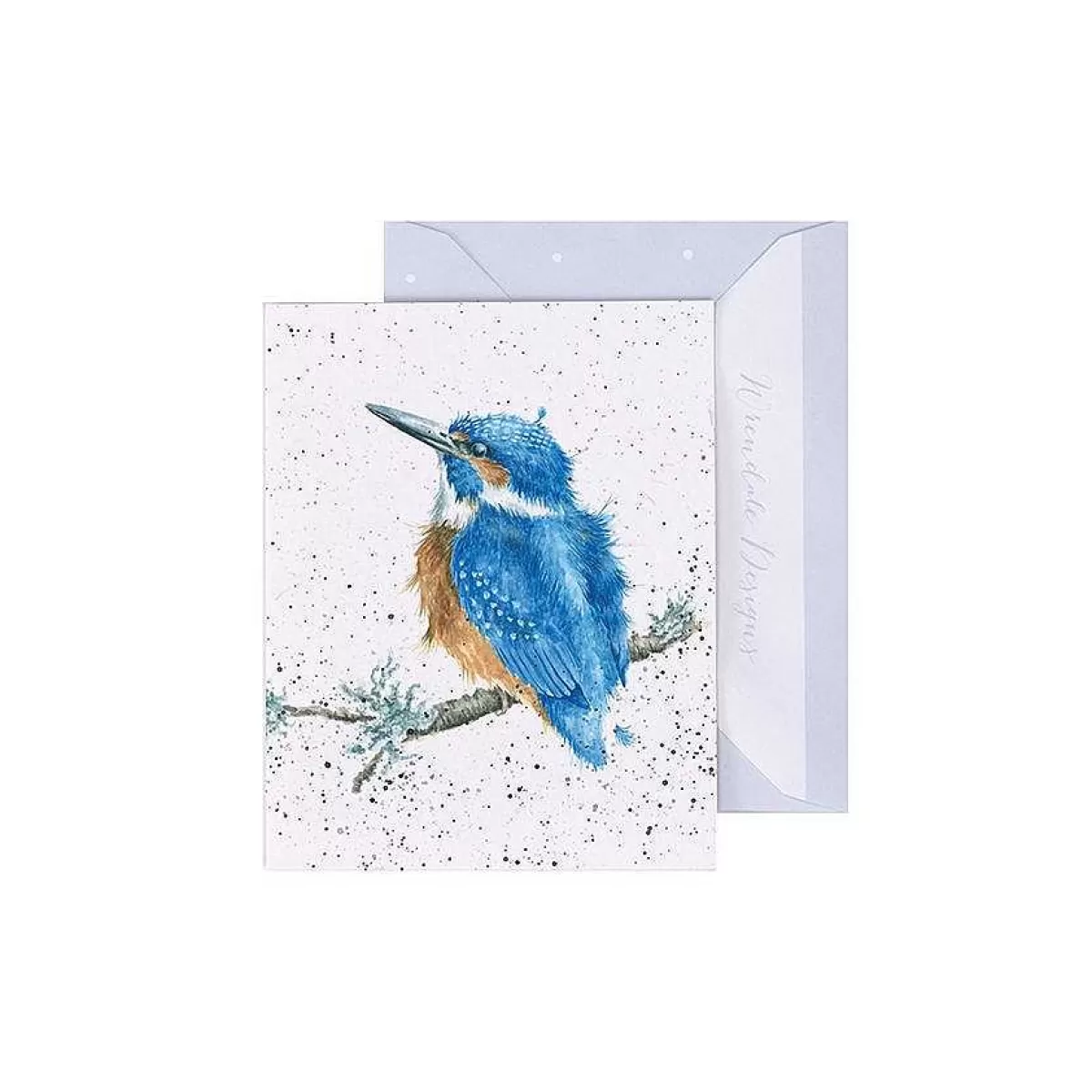 Gift Enclosure Cards>Wrendale Designs King Of The River' Kingfisher Enclosure Card