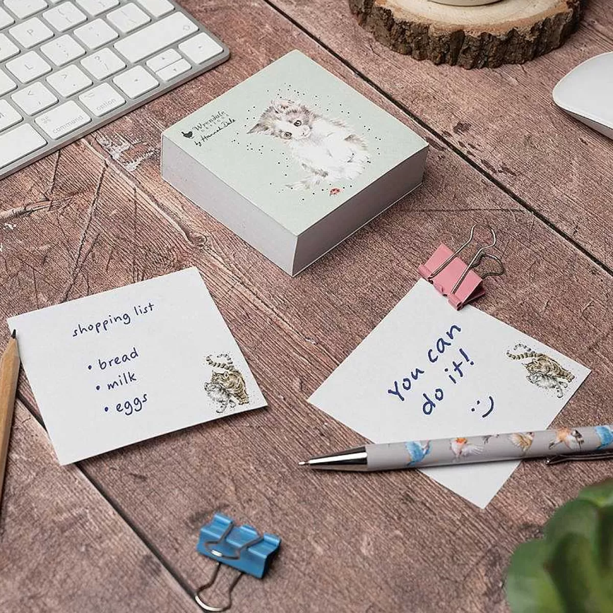 Other Desk Accessories>Wrendale Designs Ladybird' Cat Sticky Notes