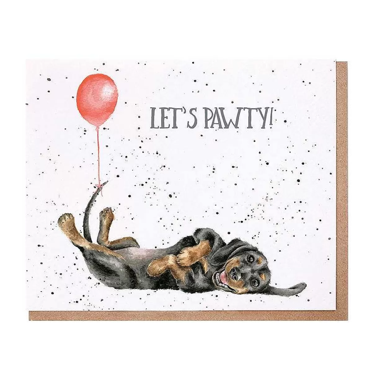 Birthday>Wrendale Designs Let'S Pawty' Dachshund Birthday Card