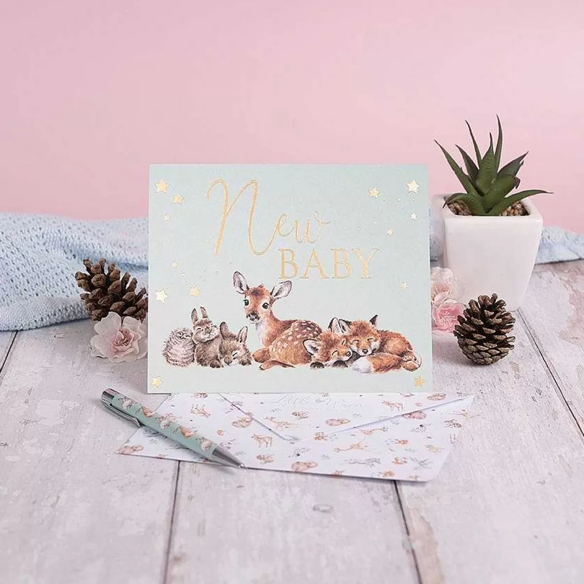 New Baby>Wrendale Designs Little Forest' Woodland Animal Card