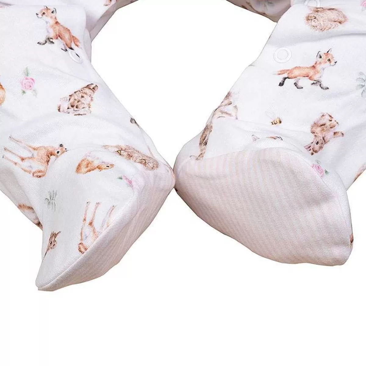 New Baby>Wrendale Designs Little Forest' Woodland Animal Patterned Baby Grow