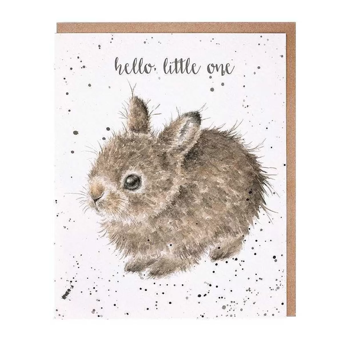 New Baby>Wrendale Designs Little Leveret' Hare New Baby Card