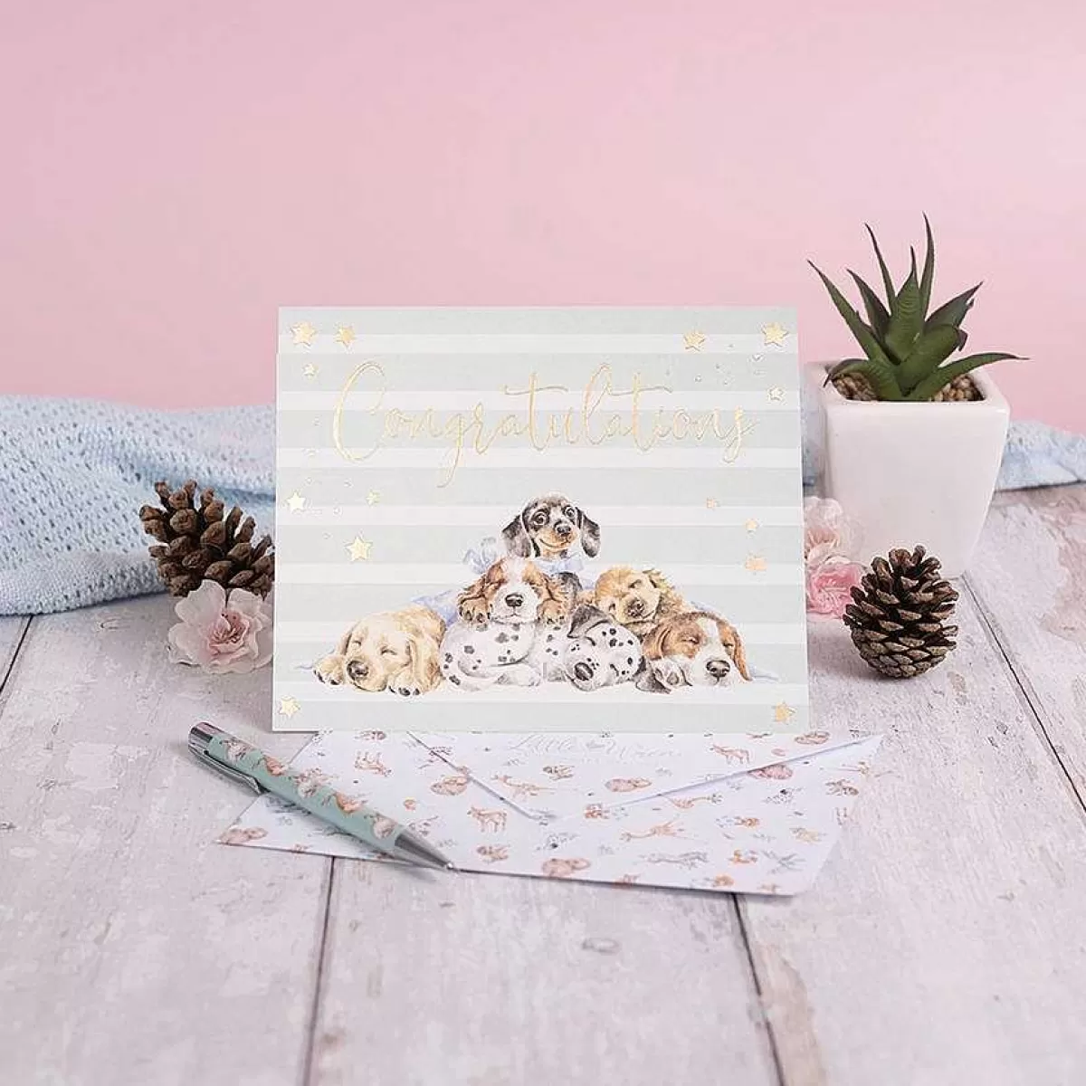 New Baby>Wrendale Designs Little Paws' Dog Card