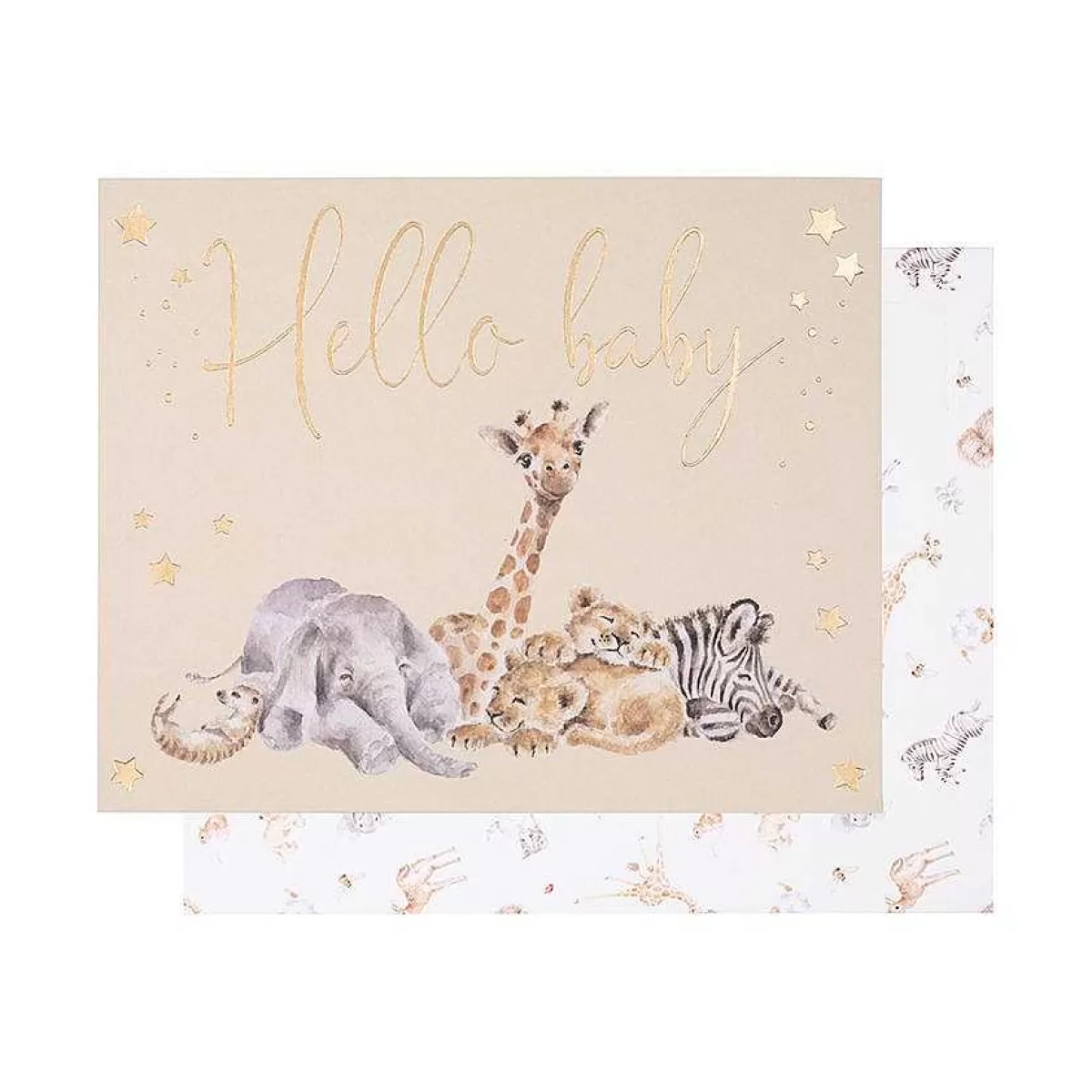 New Baby>Wrendale Designs Little Savannah' African Animal Card