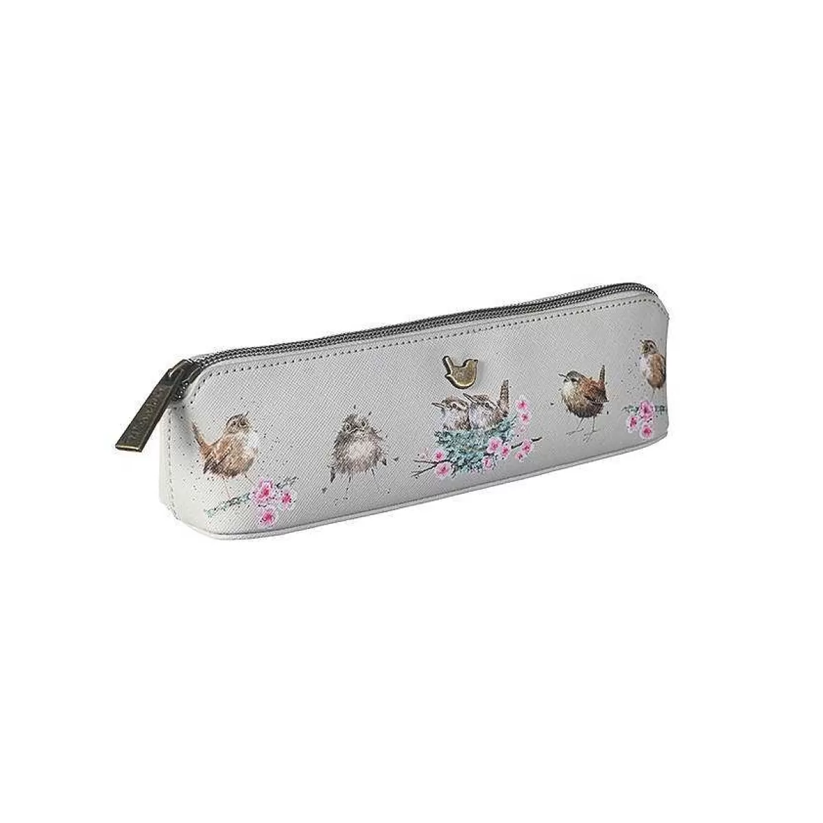 Pencil Cases>Wrendale Designs Little Tweets' Wren Brush Bag// Pencil Case