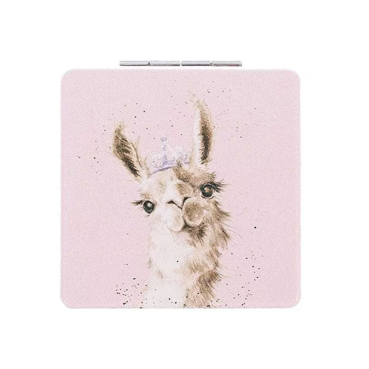 Compact Mirrors>Wrendale Designs Llama Queen' Llama Compact Mirror