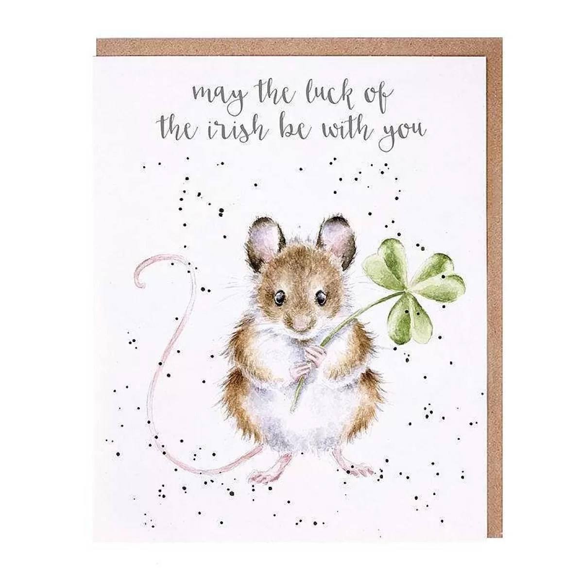 St Patrick'S Day Cards>Wrendale Designs Luck Of The Irish' St Patrick'S Day Card