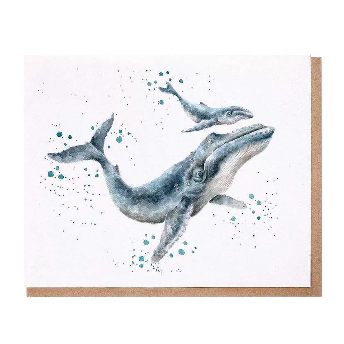 Father'S Day>Wrendale Designs Marine Blue' Whale Card