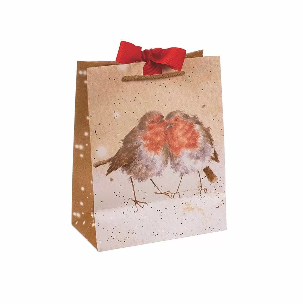 Gift Bags>Wrendale Designs Medium Robin Gift Bag