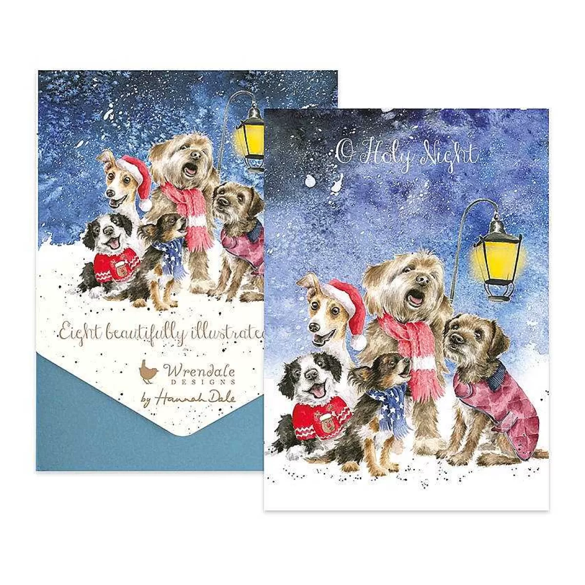 Boxed Christmas Cards>Wrendale Designs O Holy Night' Dog Card Pack