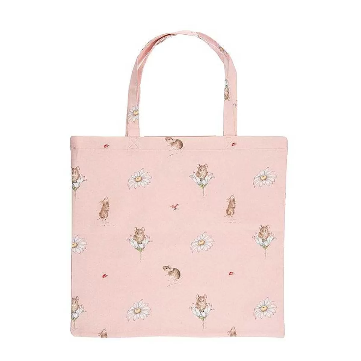 Canvas & Foldable Shopping Bags>Wrendale Designs Oops A Daisy' Mouse Foldable Shopper Bag