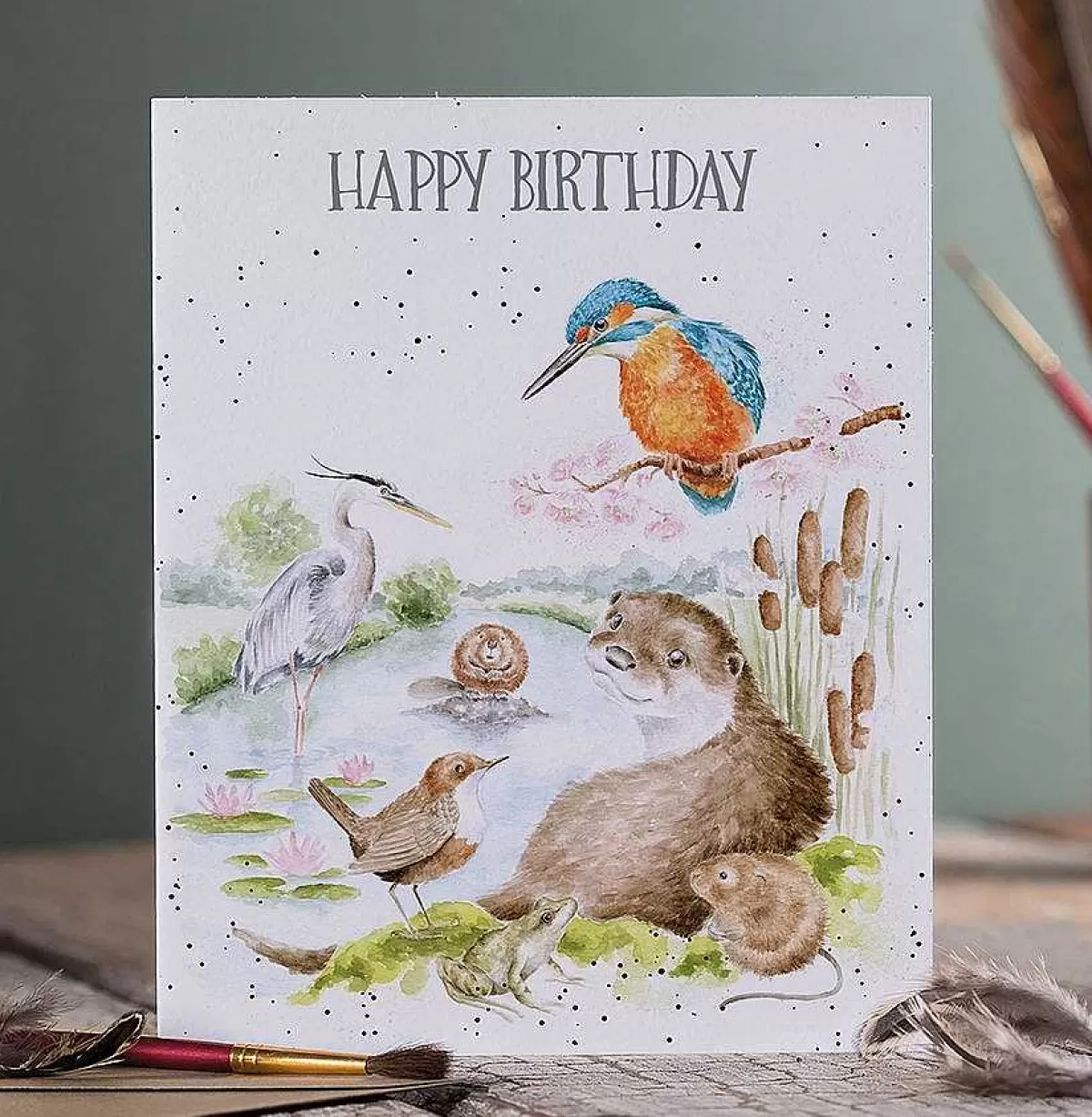 Birthday>Wrendale Designs Otterly Fabulous Birthday' Animal Birthday Card