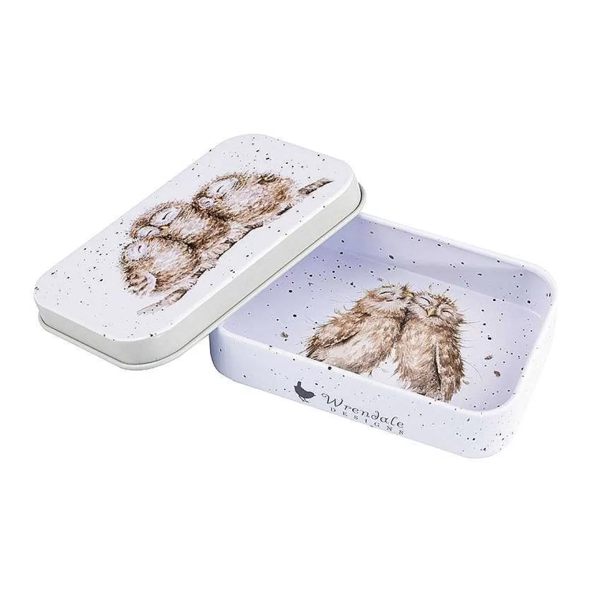 Mini Gift Tins>Wrendale Designs Owlets' Owl Mini Gift Tin