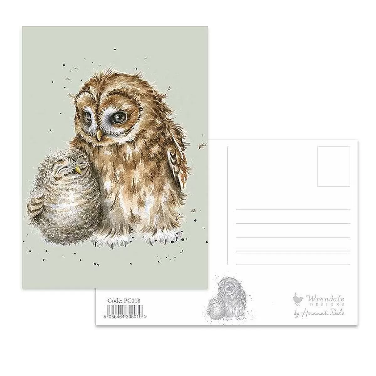 Postcards>Wrendale Designs Owlways By Your Side' Postcard